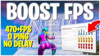 How To BOOST FPS On LOW END PC in Fortnite Chapter 4  ( Fix Delay & Fix Stutters ) 