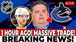BREAKING NEWS! NHL CONFIRMS TRADE RUMORS! SHOCKING FANS! VANCOUVER CANUCKS NEWS TODAY!