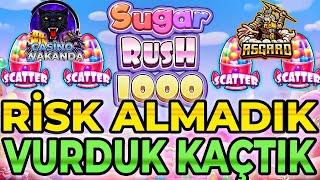 SUGAR RUSH 1000X  SLOT OYUNLARI |VUR KAÇ TUTTU| BİG BASS SPLASH sweet bonanza 1000 big bass bonanza