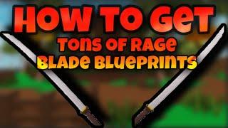 HOW TO GET INFINITE RAGE BLADE BLUEPRINT ON ROBLOX ISLANDS/SKYBLOCK