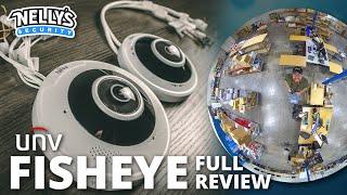 Uniview 360° Fisheye IP Security Cameras FULL REVIEW (IPC868ER-VF18-B & IPC815SR-DVPF14)