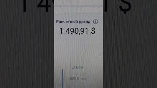 1 490,91 $ - доход на вечер 21.05.2025