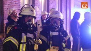 EZ-Video: Feuer in der Brunnenstraße in Leer