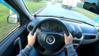 2011 Renault Logan 1.4 (75) POV TEST DRIVE