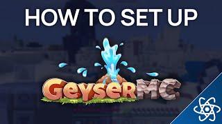 How to set up GEYSER on your Minecraft Server!