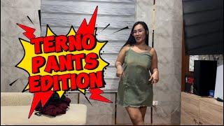 TRYING ON MY CHRISTMAS GIFTS | TERNO PANTS EDITION | JULIA EVANGELINE UNITE