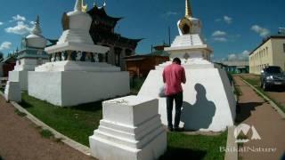 Buddhist temple Ivolginsky Datsan in Buryatia