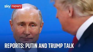 Putin and Trump discuss Ukraine in phone call