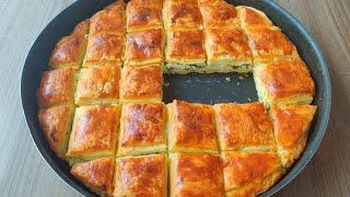 HİÇ ABARTMIYORUM BİR YİYEN BİR DAHA İSTİYORSADECE 4 BEZE İLE KAT KAT SÜTLÜ BÖREK TARİFİ