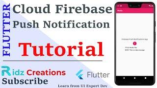  Firebase Push Notification || Tutorial ||My Skills || My Passion