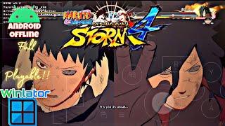 Naruto Ultimate Ninja Strom 4 (Android Gameplay) | WINLATOR | Snapdragon 845+Setting! Full Playable