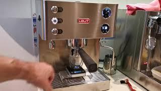Lelit Elizabeth espresso shot