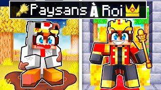 De PAYSAN à ROI sur Minecraft !