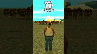 THROW A GRENADE AT 100 NPCs GTA EVOLUTION #gta #gta5 #gtasanandreas #gtav #gaming #gta6 #shorts