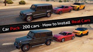 How to install 200 Real Cars in GTA 5! (2025) How to replace All Traffic in GTA V! GTA 5 Car Pack