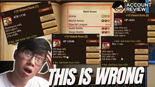 What Is This Absurd ARENA & RTA Record WIth This Rune Quality! - Summoners War