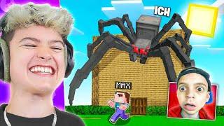 KLEINER JUNGE RASTET AUS... (Prank geht schief) in einem MINECRAFT Mob BATTLE!