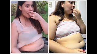 BBW Nicole P. Beautiful Weight Gain and Stuffing Sequence (18+)