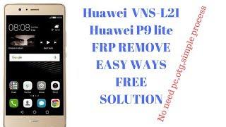 Huawei P9 Lite VNS-L21 Frp Lock/Google account bypass.