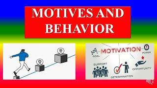 MOTIVATION AND BEHAVIOUR - psychology - Applied psychology for Nursing