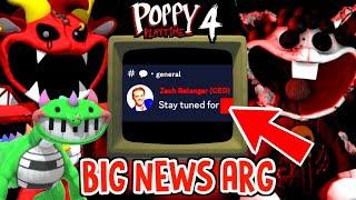 Poppy Playtime Chapter 4 - BIG NEWS by DEVELOPERS and NEW HIDDEN INFORMATION of the ARG PC 