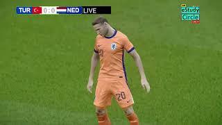 LIVE : Turkey vs Netherlands | UEFA EURO 2024 Quarter PES 21 Simulation Gameplay