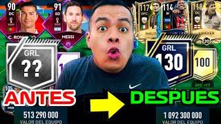  SUBI EL GRL DE UN SUSCRIPTOR EN FIFA 23 MOBILE !!! EQUIPO 100% MEJORADO !!!  *Mejoramos Cuenta*