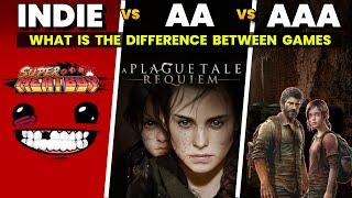 Difference between Indie, AA and AAA games | What you need to know in 2025 |INDIE VS AA VS AAA Games