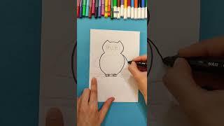 Drawing a Owl  #creative #ideas #activities #tutorial #drawing #drawingtutorial #birds #owl