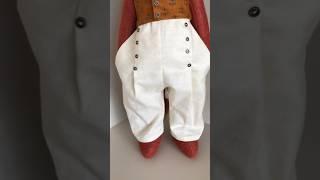 Sewalong now LIVE! Fall front trousers by Lilly Rose Dolls, sewalong video by me! #dollclothes #sew