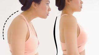 FIX POSTURE! 10 Min daily to have beautiful neck & back! Lose fatty neck hump, beginner exercises