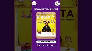 Selected for Passenger Service | Aviation Success ️ #HappyStudent #testimonial #aviation