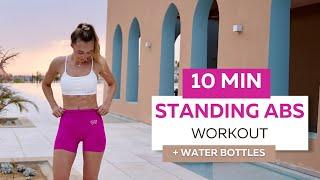 10 MIN STANDING ABS WORKOUT | No Jumping, Fast Results