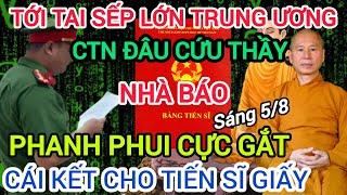 TIN VUI Nhà báo nổi tiếng PHANH PHUI bằng tiến sĩ GIẢ Thầy Quang nghe hết hồn