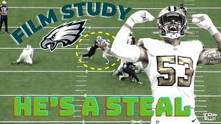 Philadelphia Eagles Study: LB Zack Baun the classic Howie Roseman Steal?!