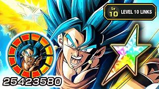 100% NEW AGL LR VEGITO BLUE LEVEL 10 LINKS SHOWCASE! Dragon Ball Z Dokkan Battle