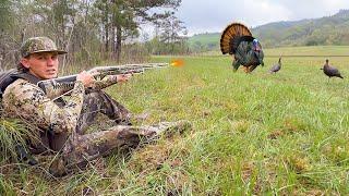 I CAN'T BELIEVE this Happened Turkey Hunting!! (Gobbler at 10 Yards)