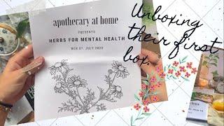 Apothecary at Home Unboxing||First Impression//Home Herbalism