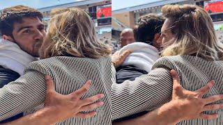 Alcaraz's Reaction When Amelie Mauresmo Surprised Him at His Practice | Roland-Garros 2025