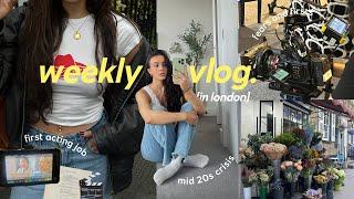 WEEKLY VLOG ⭐️ acting jobs, 5am work days, fear of starting something new...