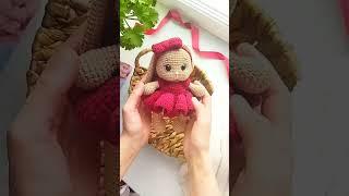 Милая зайка (в наличии) #игрушкидлядетей #crochet #игрушкиручнойработы