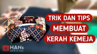 CARA MENJAHIT KERAH KEMEJA pria || HOW TO SEW A MEN'S SHIRT | Belajar menjahit pemula