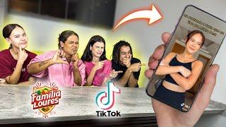 JULGANDO OS TIKTOKS DA FAMÍLIA LOURES!!!