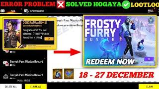 FREE FIRE REDEEM CODE TODAY 18 DECEMBER REDEEM CODE FREE FIRE | FF REDEEM CODE TODAY 18 DECEMBER