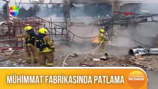 Patlayıcı üretilen fabrikada patlama!