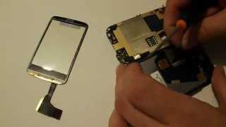 Touchscreen HTC Wildfire Disassembly & Assembly - Digitizer, Screen & Case Replacement Repair