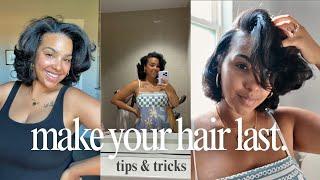 Try These Methods Instead Of Wrapping Your Hair To Maintain Your Roller Set or Silk Press!