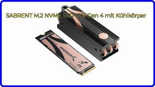 BEWERTUNG (2024): SABRENT M.2 NVMe SSD 4TB Gen 4 mit Kühlkörper. WESENTLICHE Einzelheiten