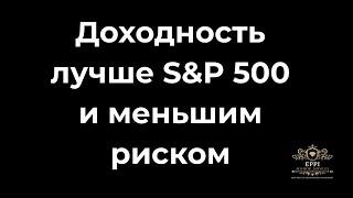 Доходность 20% S&P 500 лучше 100% S&P 500 и меньший риск просадки