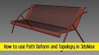 How to use Path Deform and Topology in 3dsMax